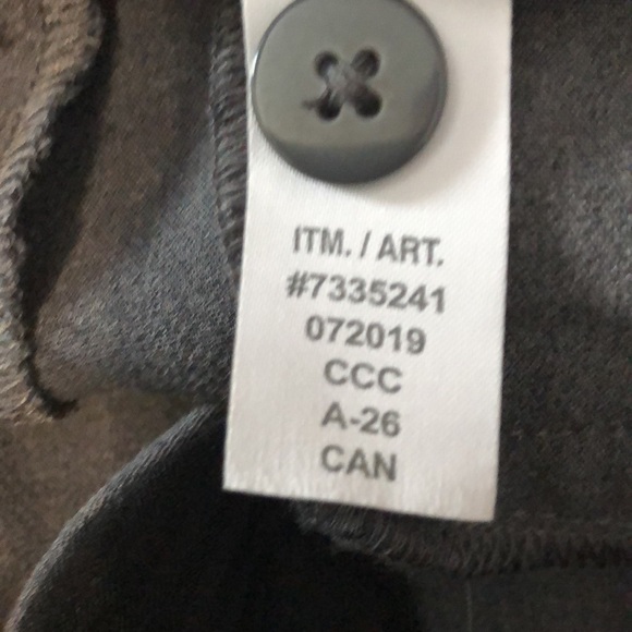 Kirkland Signature Modern Fit Comfort Stretch Ankle Pant Grey Women's 6 slacks - Picture 14 of 16